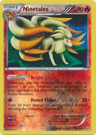 Ninetales, catalogue front
