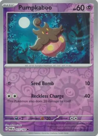 Pumpkaboo, catalogue front