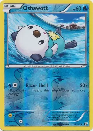 Oshawott, catalogue front