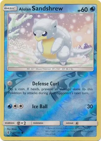 Alolan Sandshrew, catalogue front