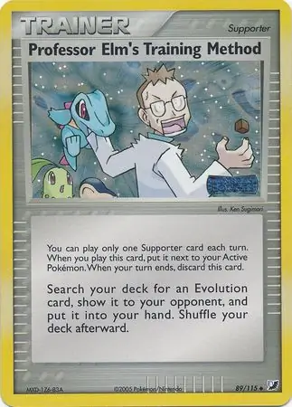 Professor Elm's Training Method, catalogue front