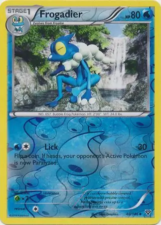 Frogadier, catalogue front