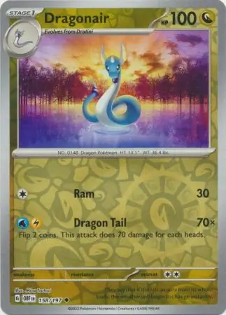 Dragonair, catalogue front