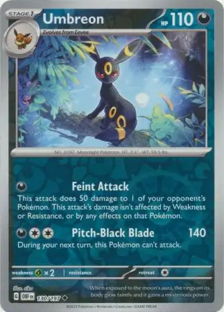 Umbreon, catalogue front