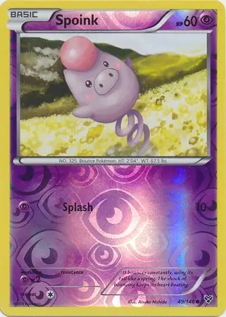 Spoink, catalogue front