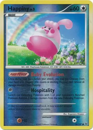 Happiny, catalogue front
