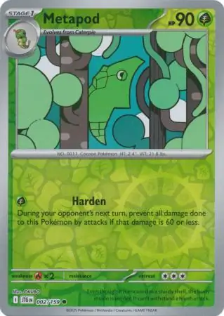 Metapod, catalogue front