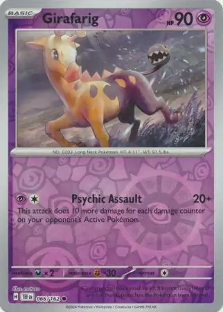Girafarig, catalogue front
