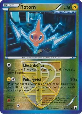 Rotom, catalogue front