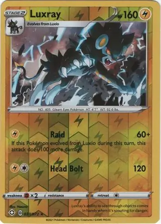 Luxray, catalogue front