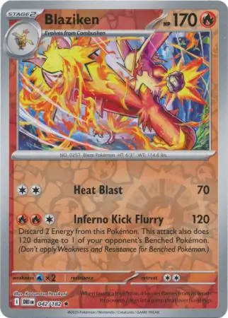 Blaziken, catalogue front