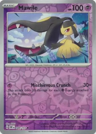 Mawile, catalogue front
