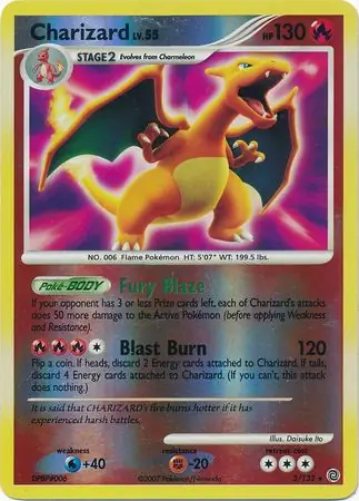Charizard, catalogue front