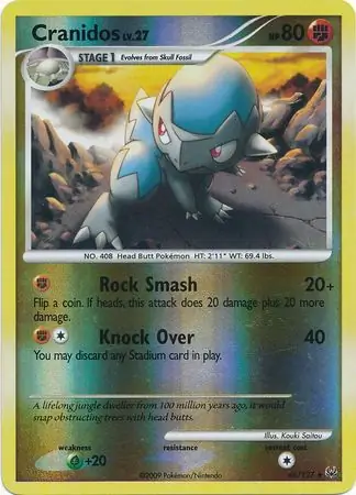 Cranidos, catalogue front