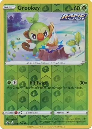 Grookey, catalogue front