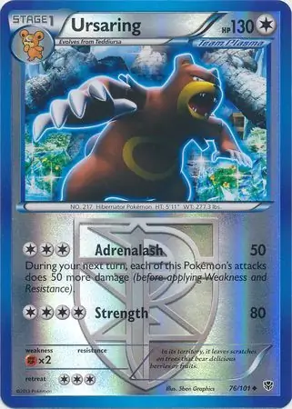 Ursaring, catalogue front
