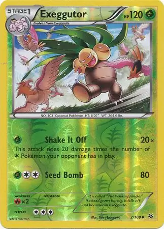 Exeggutor, catalogue front