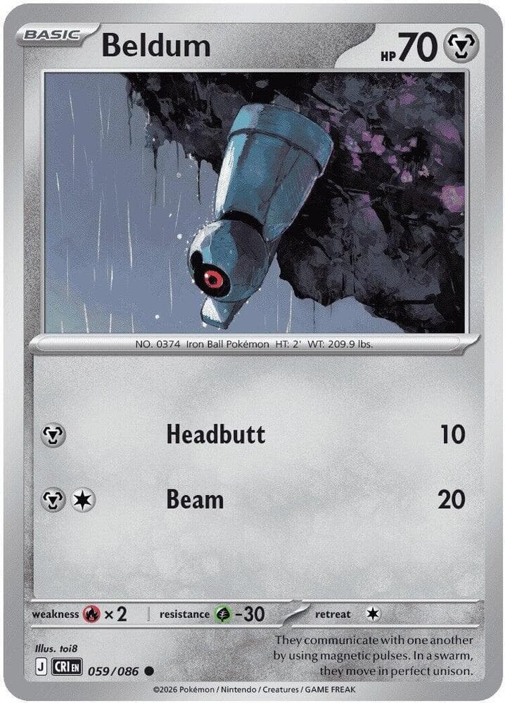 Beldum, catalogue front
