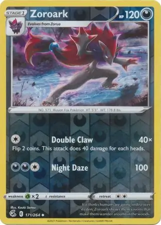 Zoroark, catalogue front