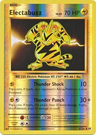 Electabuzz, catalogue front
