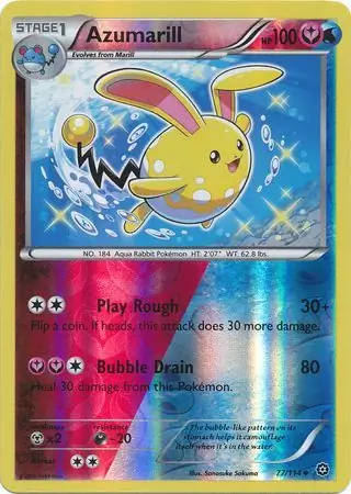 Azumarill, catalogue front