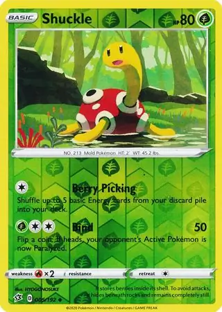 Shuckle, catalogue front