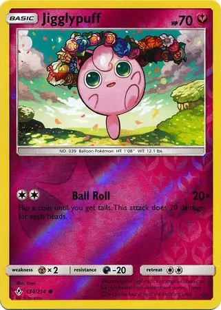 Jigglypuff, catalogue front