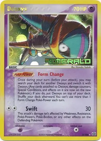 Deoxys, catalogue front