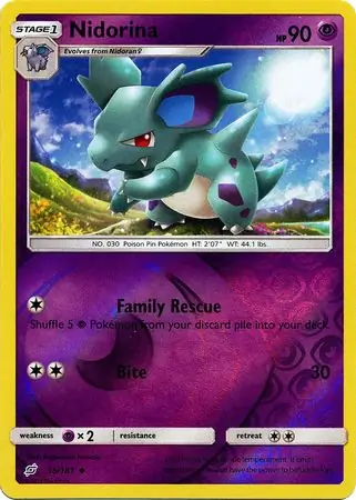 Nidorina, catalogue front