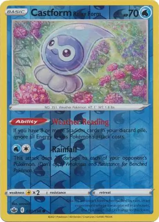 Castform Rainy Form, catalogue front