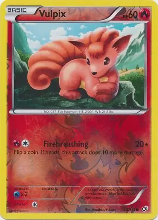 Vulpix, catalogue front