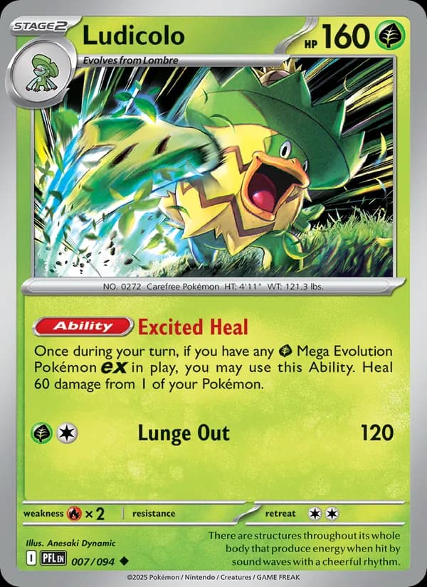 Ludicolo, catalogue front