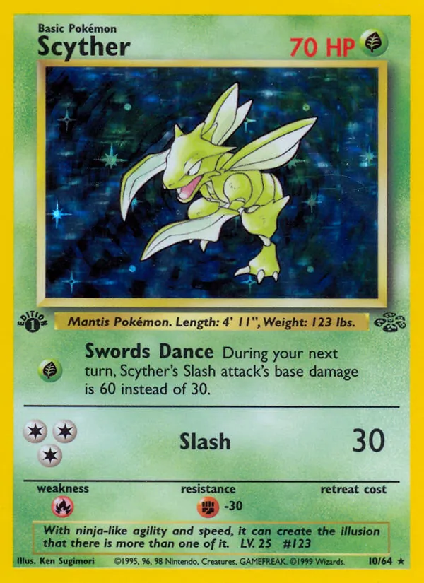 Scyther, catalogue front