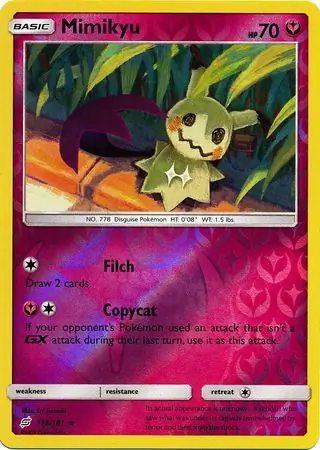 Mimikyu, catalogue front