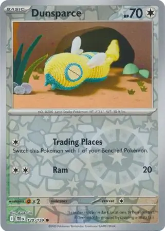 Dunsparce, catalogue front