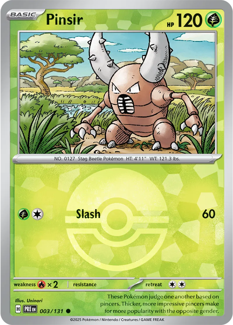 Pinsir, catalogue front