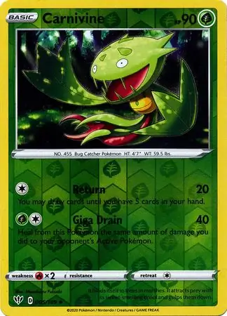 Carnivine, catalogue front