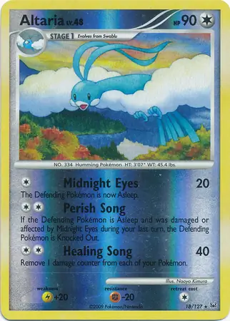 Altaria, catalogue front