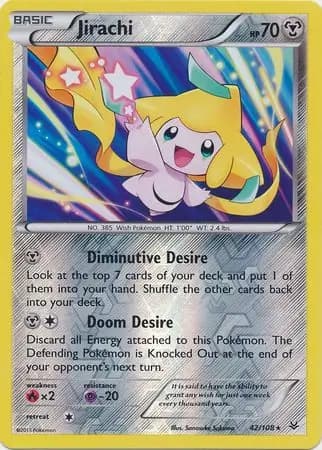 Jirachi, catalogue front