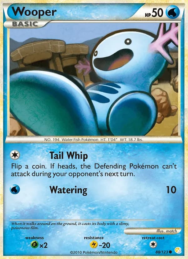 Wooper, catalogue front