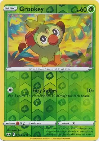 Grookey, catalogue front