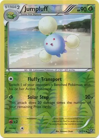 Jumpluff, catalogue front