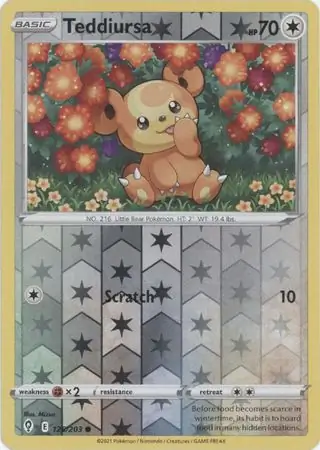 Teddiursa, catalogue front