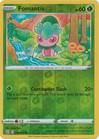 Fomantis, catalogue front