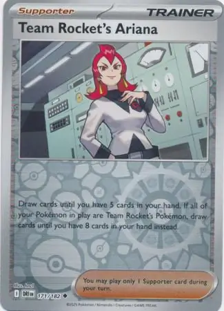 Team Rocket's Ariana, catalogue front