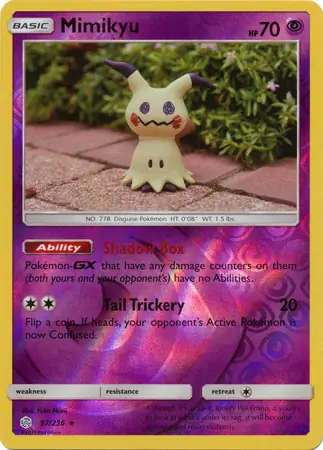 Mimikyu, catalogue front