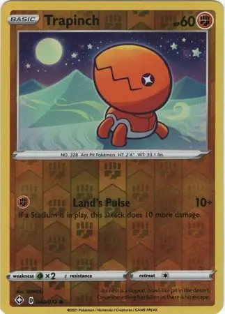 Trapinch, catalogue front