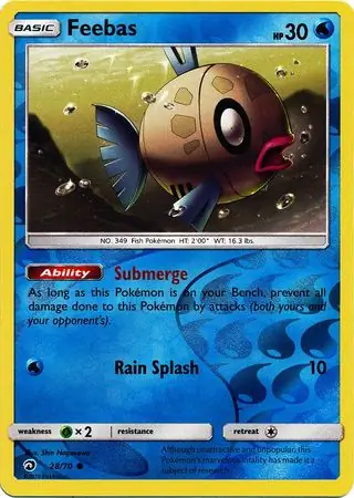 Feebas, catalogue front
