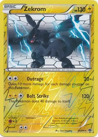 Zekrom, catalogue front