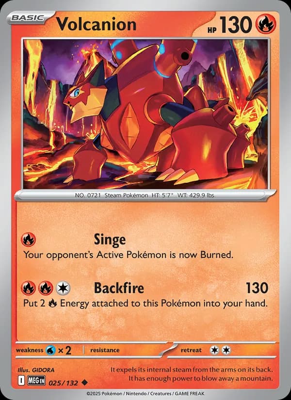Volcanion, catalogue front